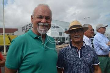 Acto de descubrimiento de la placa de la calle de Farmacéutico Francisco Artiles Betancor (Foto TA)